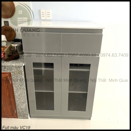 Tủ đựng đồ đơn giản làm từ chất liệu nhựa Vinco cực đẹp mẫu tủ làm theo yêu cầu của khách KT0016 