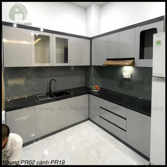 TỦ BẾP NHỰA VINCOPRO – TB0015