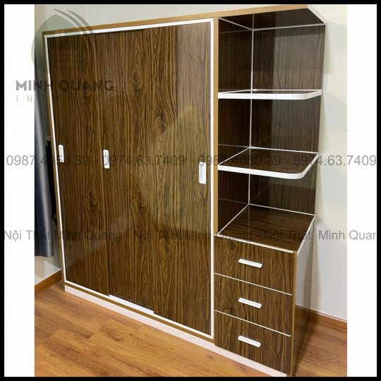 Tủ quần áo full màu OC cực trend QA0049