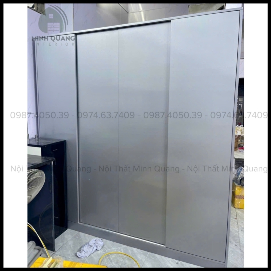 TỦ ÁO CỬA LÙA NHỰA ECO+ NỘI THẤT MINH QUANG - EC0013