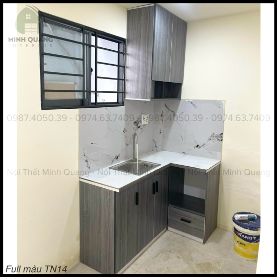 TỦ BẾP MINI CHDV - PHÒNG TRỌ NHỰA ĐÀI LOAN - MN0064