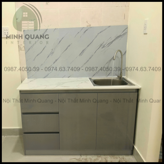 TỦ BẾP MINI CHDV - PHÒNG TRỌ NHỰA VINCOPLAST - MN0030