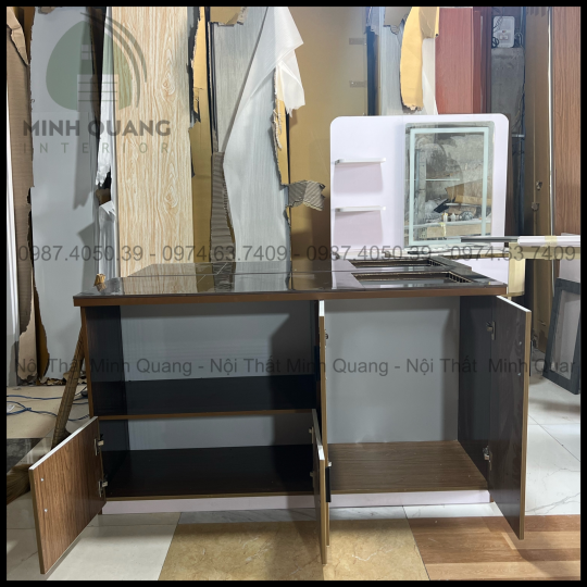 TỦ BẾP MINI CHDV - PHÒNG TRỌ NHỰA ĐÀI LOAN - MN0028