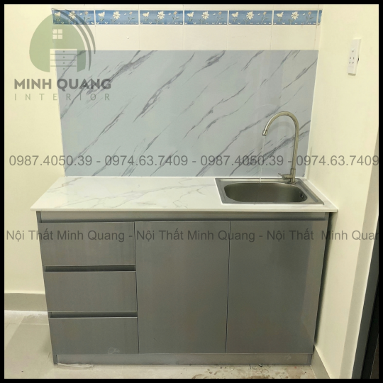 TỦ BẾP MINI CHDV - PHÒNG TRỌ NHỰA VINCOPLAST - MN0030