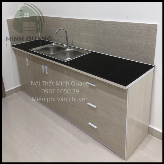 TỦ BẾP MINI CHDV - PHÒNG TRỌ NHỰA ĐÀI LOAN - MN0018