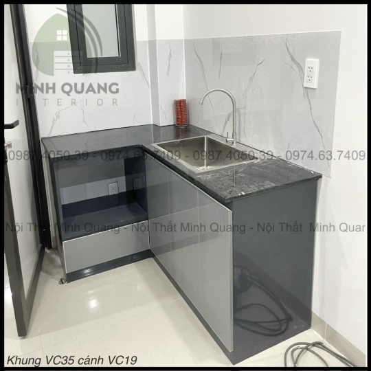 TỦ BẾP MINI CHDV - PHÒNG TRỌ NHỰA VINCOPLAST - MN0011