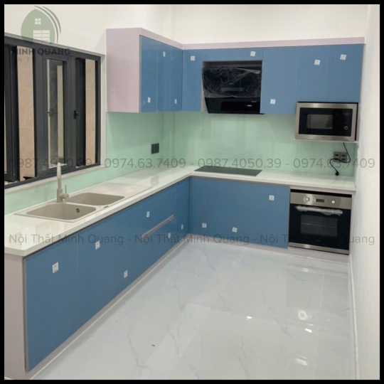TỦ BẾP KHUNG VINCO - CÁNH PHỦ ACRYLIC AR004