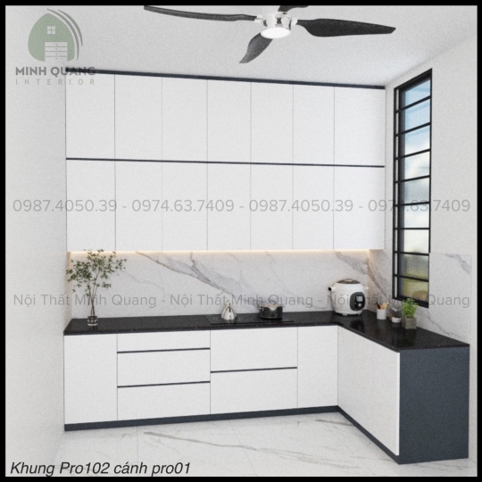 TỦ BẾP NHỰA VINCOPRO – TB00123