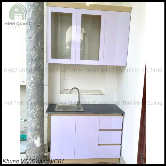 TỦ BẾP MINI CHDV - PHÒNG TRỌ NHỰA ĐÀI LOAN - MN0062