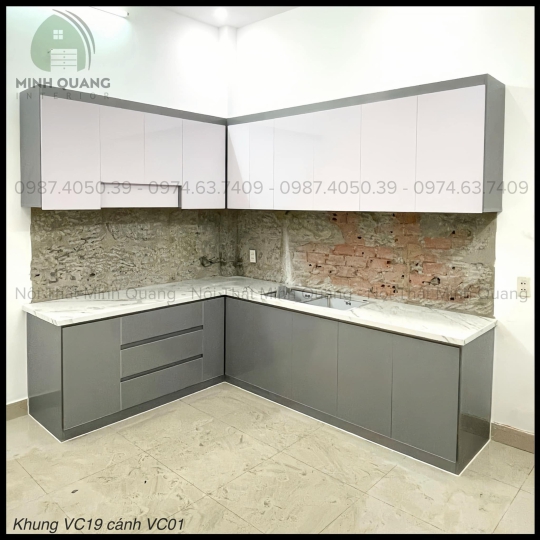 TỦ BẾP NHỰA VINCOPLASTIC – TB009