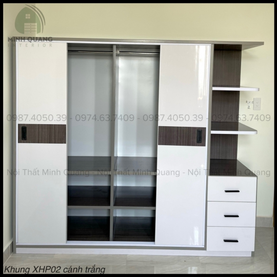 TỦ ÁO 5 CÁNH CỬA LÙA NHỰA ĐÀI LOAN QA0040