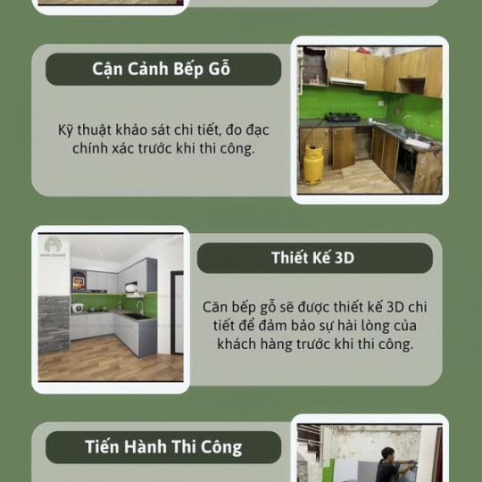 CẢI TẠO BẾP CŨ THÀNH BẾP MỚI - CT002