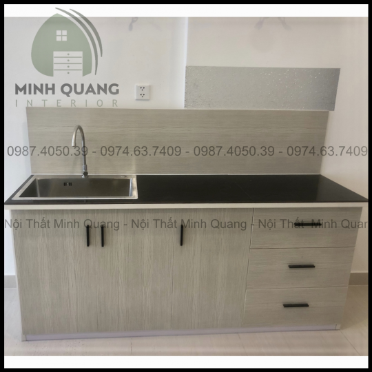 TỦ BẾP MINI CHDV - PHÒNG TRỌ NHỰA ĐÀI LOAN - MN0024