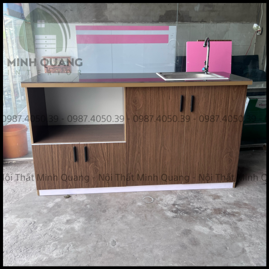 TỦ BẾP MINI CHDV - PHÒNG TRỌ NHỰA ĐÀI LOAN - MN0016