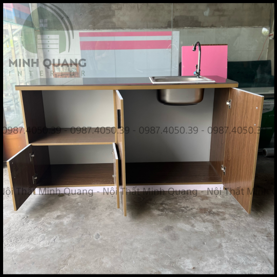 TỦ BẾP MINI CHDV - PHÒNG TRỌ NHỰA ĐÀI LOAN - MN0016