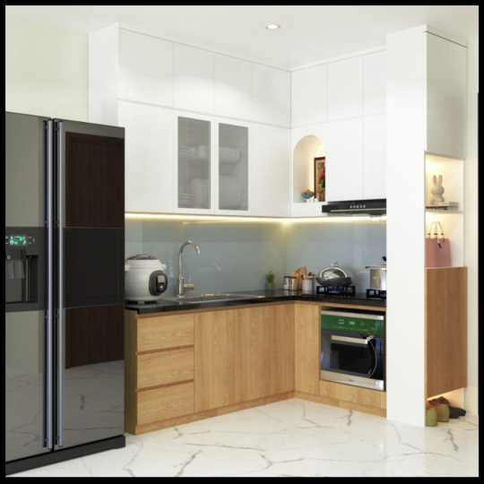 TỦ BẾP NHỰA VINCOPLASTIC – TB00143