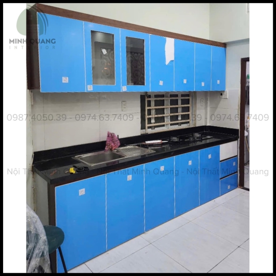 TỦ BẾP KHUNG VINCO - CÁNH PHỦ ACRYLIC AR008