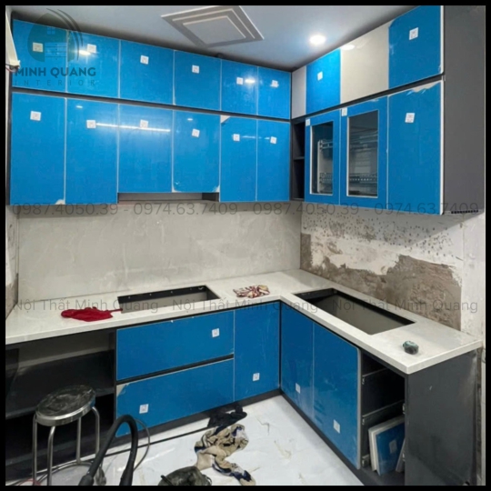 TỦ BẾP KHUNG VINCO - CÁNH PHỦ ACRYLIC AR0011
