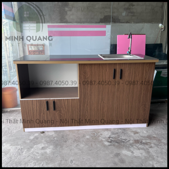 TỦ BẾP MINI CHDV - PHÒNG TRỌ NHỰA ĐÀI LOAN - MN0016