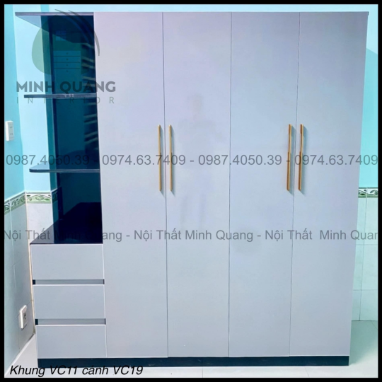Tủ Quần Áo Nhựa Đài Loan Giá Rẻ TPHCM MQ_0477