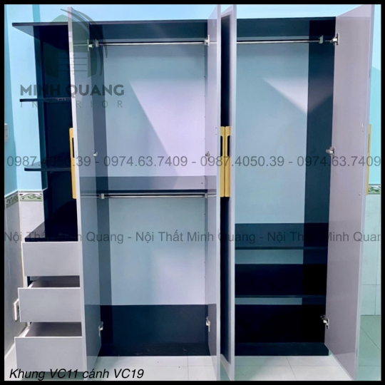 Tủ Quần Áo Nhựa Đài Loan Giá Rẻ TPHCM MQ_0477