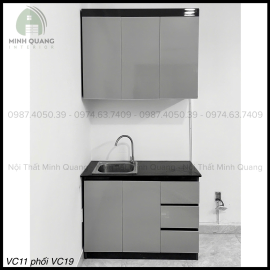 TỦ BẾP MINI CHDV - PHÒNG TRỌ NHỰA VINCOPLAST MN0047