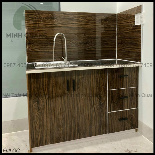 TỦ BẾP MINI CHDV - PHÒNG TRỌ NHỰA ĐÀI LOAN MN0048