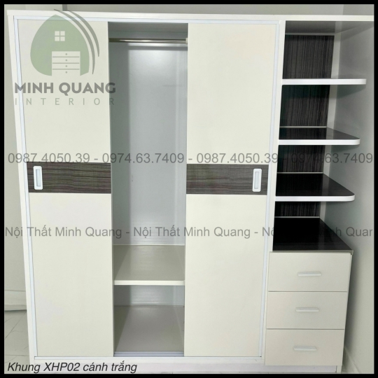 Tủ Quần Áo Nhựa Đài Loan Giá Rẻ TPHCM MQ_091
