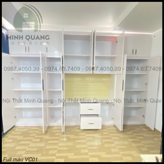 Kệ  Tivi full trắng cực sang chất liệu nhựa Vincoplastic cao cấp cho khách KT007