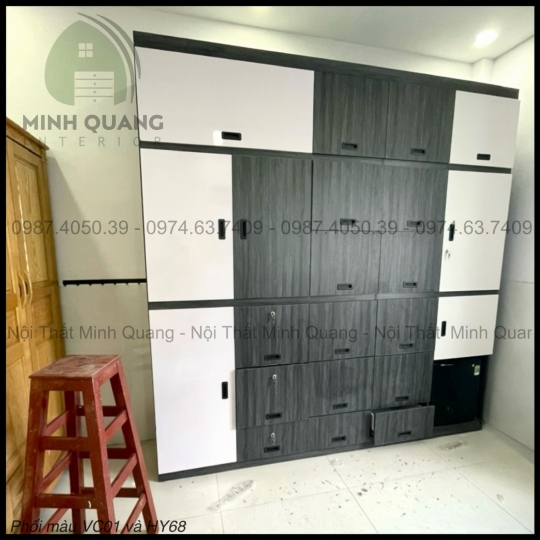 Tủ đựng đồ đa năng nhựa Vincoplastic thiết kế độc đáo mới lạ theo yêu cầu của khách hàng KT0015 