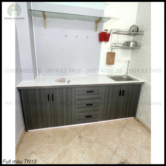 TỦ BẾP MINI CHDV - PHÒNG TRỌ NHỰA ĐÀI LOAN - MN0076