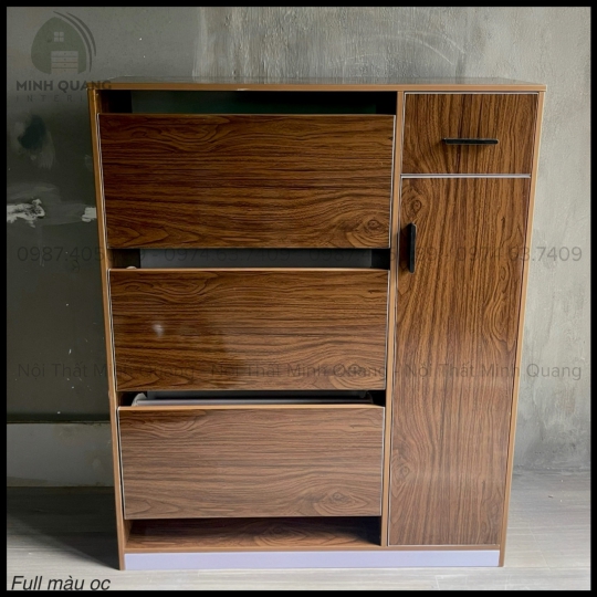 Tủ giày dép nhựa Đài Loan thiết kế gọn gàng, dễ vệ sinh, nhiều màu sắc đa dạng để khách hàng chọn lựa KT0028