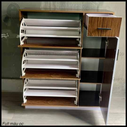 Tủ giày dép nhựa Đài Loan thiết kế gọn gàng, dễ vệ sinh, nhiều màu sắc đa dạng để khách hàng chọn lựa KT0028