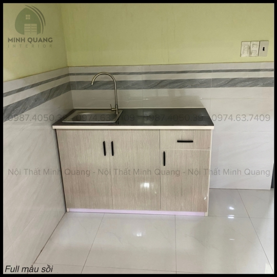 TỦ BẾP MINI CHDV - PHÒNG TRỌ NHỰA ĐÀI LOAN - MN0077