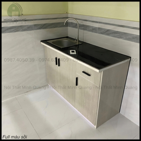 TỦ BẾP MINI CHDV - PHÒNG TRỌ NHỰA ĐÀI LOAN - MN0077