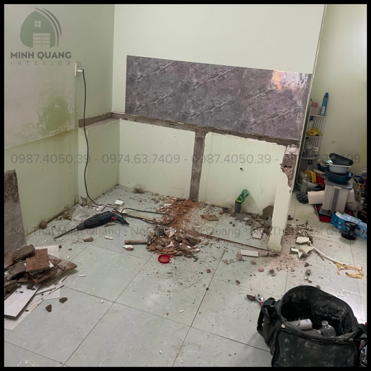 CẢI TẠO BẾP CŨ THÀNH BẾP MỚI - CT004