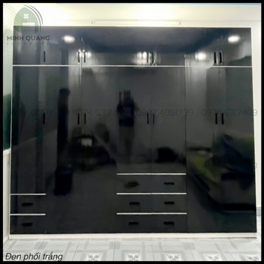 TỦ ÁO MÀU ĐEN CỬA MỞ NHỰA ĐÀI LOAN QA0045