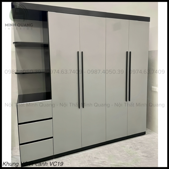 TỦ ÁO NHỰA VINCOPLASTIC QA0034