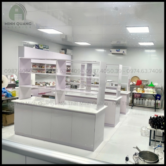 Hoàn thiện dự án phòng thí nghiệm cho khách sử dụng chất liệu nhựa Vinco bền bỉ và an toàn KT0035