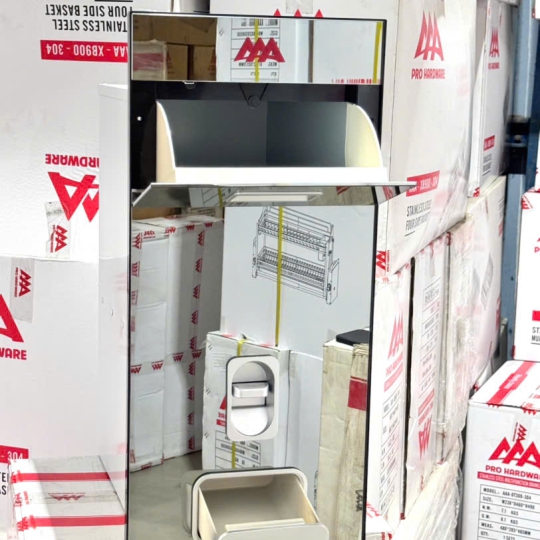 THÙNG GẠO TRÁNG GƯƠNG M2W