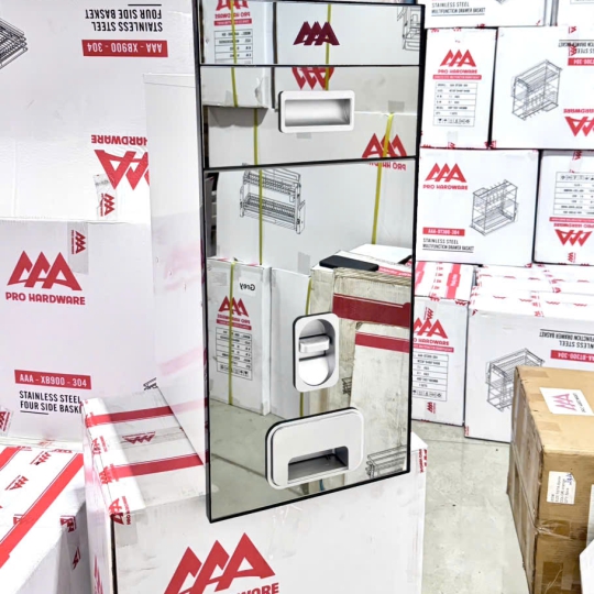 THÙNG GẠO TRÁNG GƯƠNG M2W