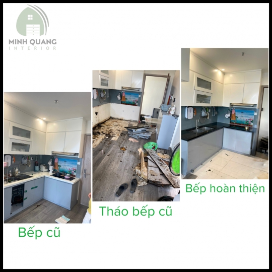 CẢI TẠO BẾP CŨ THÀNH BẾP MỚI - CT009