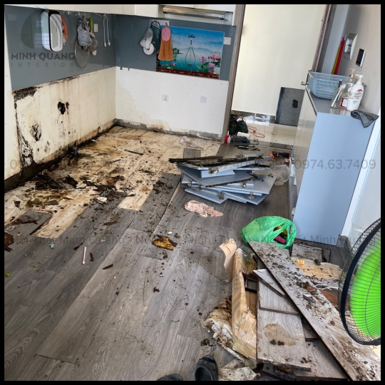 CẢI TẠO BẾP CŨ THÀNH BẾP MỚI - CT009