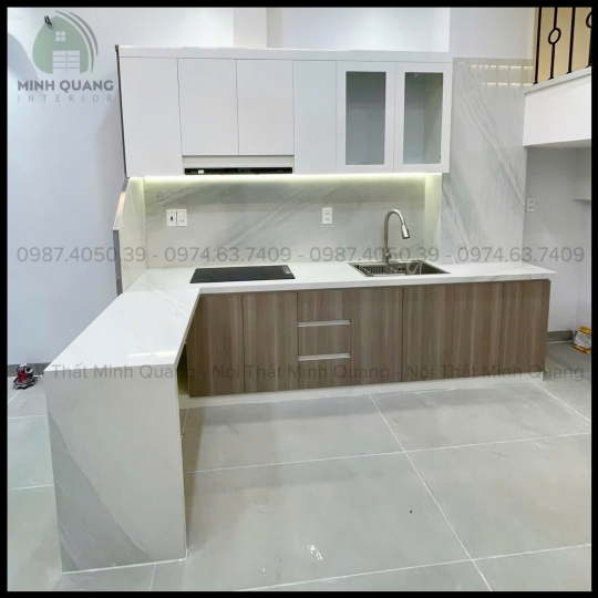 TỦ BẾP NHỰA ECO+ NỘI THẤT MINH QUANG - EC0019