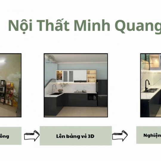 CẢI TẠO BẾP CŨ THÀNH BẾP MỚI - CT008