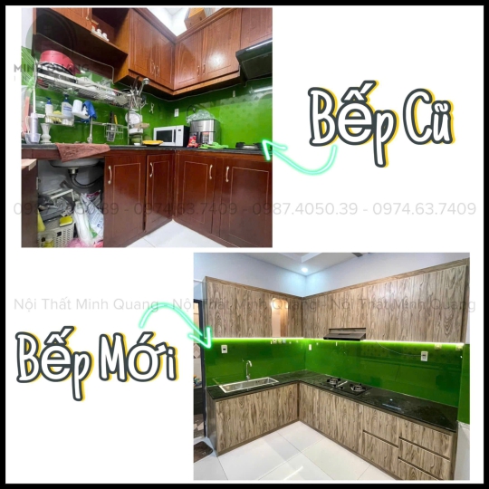 CẢI TẠO BẾP CŨ THÀNH BẾP MỚI - CT005