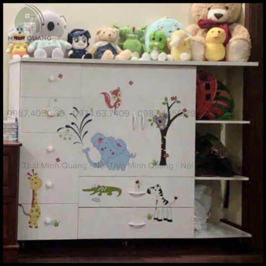 TỦ QUẦN ÁO TRẺ EM NHỰA ĐÀI LOAN TE003