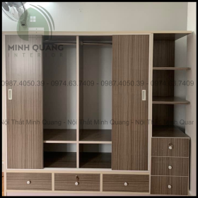 TỦ ÁO 5 CÁNH CỬA LÙA NHỰA ĐÀI LOAN QA0024