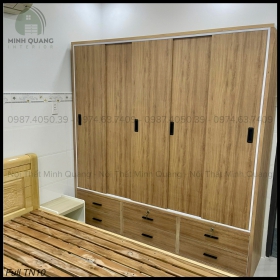 TỦ ÁO 5 CÁNH CỬA LÙA NHỰA ĐÀI LOAN QA0033