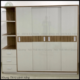 TỦ ÁO 5 CÁNH CỬA LÙA NHỰA ĐÀI LOAN QA0029